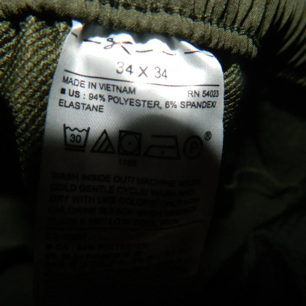 Mens Banana Republic Performance Slim fit Tapered Pants Size 34/32 (READ) N-40